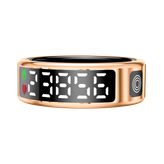 جدیدترین حلقه یا انگشتر هوشمند ورزشی ال سی دی دار مدل ساعت دار