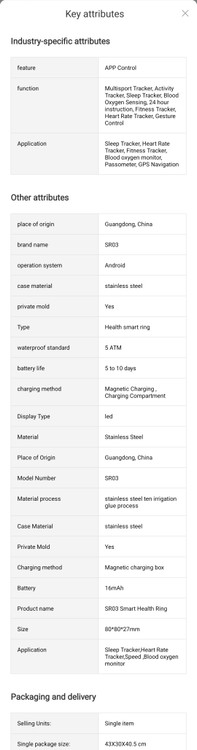 حلقه یا انگشتر هوشمند یا اسمارت رینگ فول امکانات سنسور دار کامل
