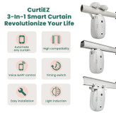 پرده برقی 3 کاره