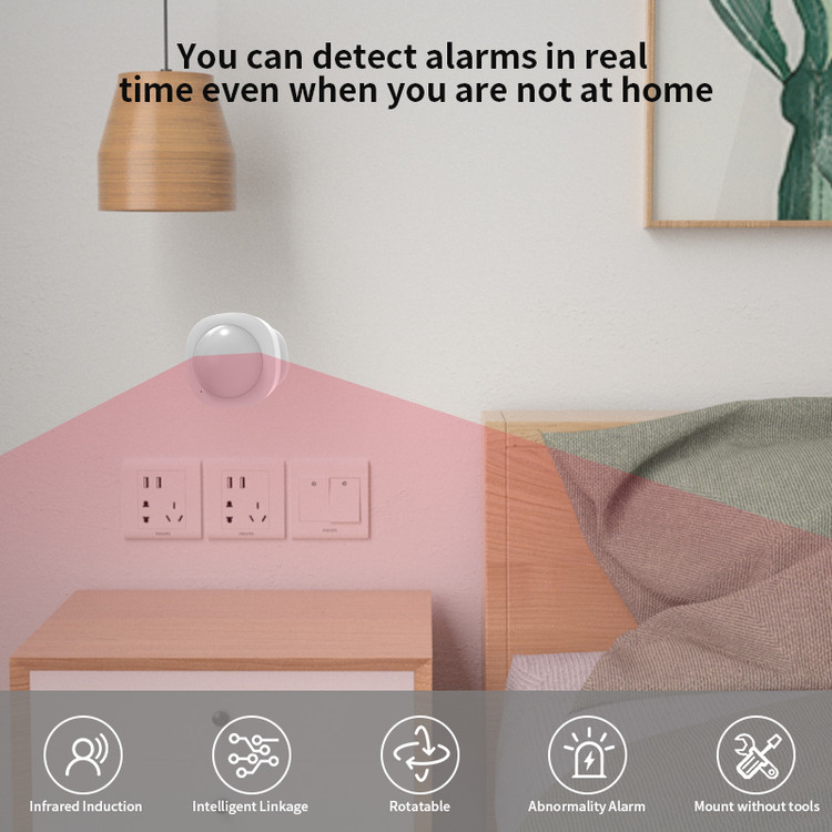 سنسور هوشمند تشخیص حرکت وایفای تویا RSH-WiFi-GS03