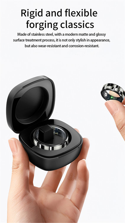 حلقه هوشمند سلامتی مدل r09 جنس استیل