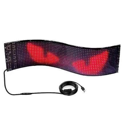پنل LED منعطف خودرو اسمارت ریموتی سایز 35x8 سانت 1664