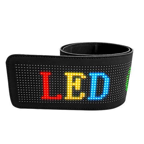 پنل LED منعطف خودرو اسمارت ریموتی سایز بزرگ 12x60 سانت 1696