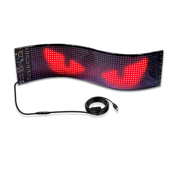 پنل LED منعطف خودرو اسمارت ریموتی سایز بزرگ 12x60 سانت 1696