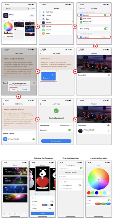 ساعت رومیزی ips tube جدید آلومینیومی