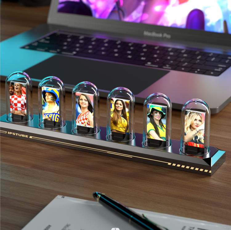 ساعت رومیزی ips tube جدید آلومینیومی