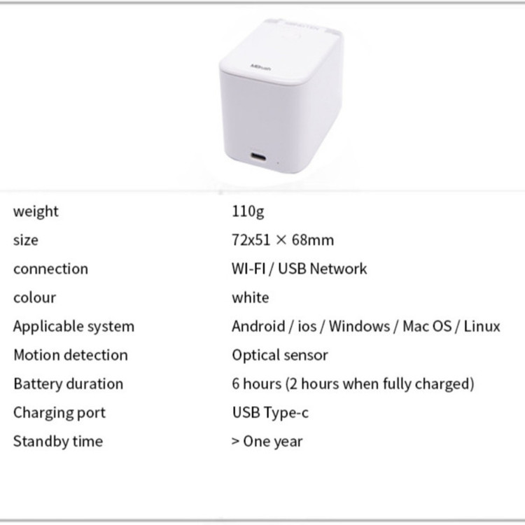 پرینتر رنگی قابل حمل موبایل برند امبراش مدل Kongten + کارتریج بزرگ 62xl