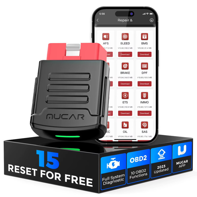 دیاگ بلوتوثی mukar BT200 PRO + آپدیت یکساله رایگان + 15 ریست رایگان