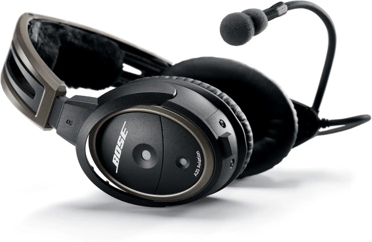 هدست خلبانی بوز A20 به همراه ست لوازم و اکسسوری هدیه BOSE A20