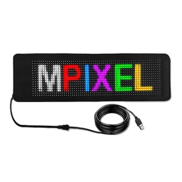 پنل LED منعطف خودرو اسمارت ریموتی سایز 17x7 سانت 1632