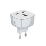 پریز هوشمند تویا و مبدل 3 به دو