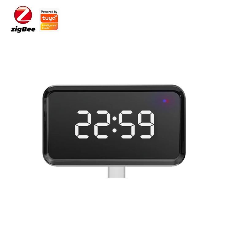 هاب زیگبی بلوتوث وایفای هوشمند چندحالته تویا اسماترول با نمایش ساعت (ZigBee 3.0 + BLE Mesh)