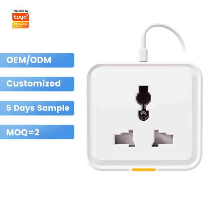پریز هوشمند یونیورسال تویا SMATRUL مدل MG‑CZ103W (Wi‑Fi + RF433، 16A) با USB‑C