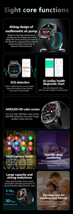 نمای اپلیکیشن Healthwear برای مدیریت دادههای ساعت هوشمند TK65