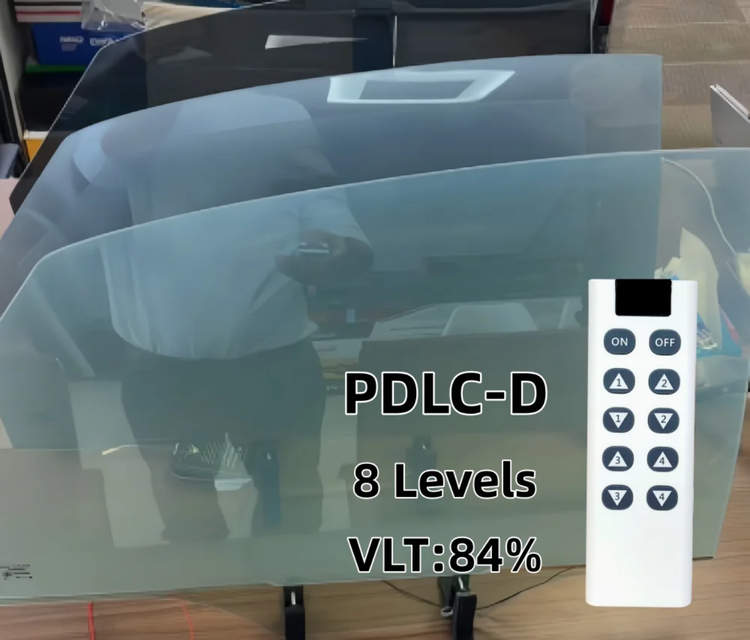 شیشه هوشمند خودرو PDLC | تغییر حالت شفاف و دودی با یک دکمه | ضد UV و ضد حرارت