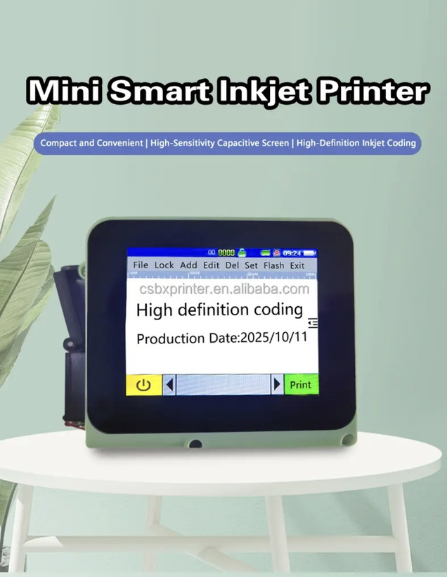 پرینتر دستی جوهرافشان صنعتی Mini P3 چاپ تاریخ، بارکد، QR Code و لوگو روی انواع سطوح